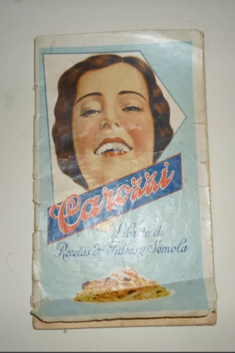 Librito de recetas de fideos y sémola