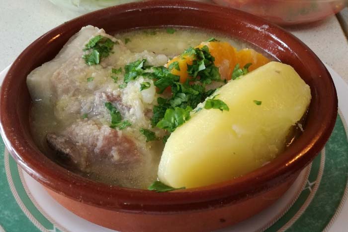 Cazuela de Cerdo con Chuchoca