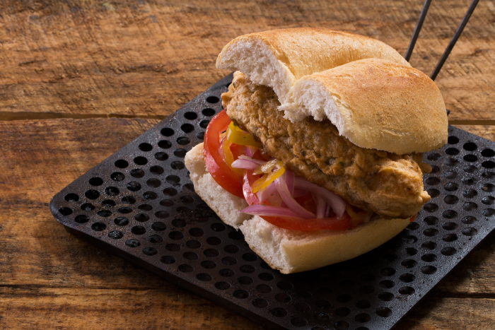 Sándwich de pescado frito