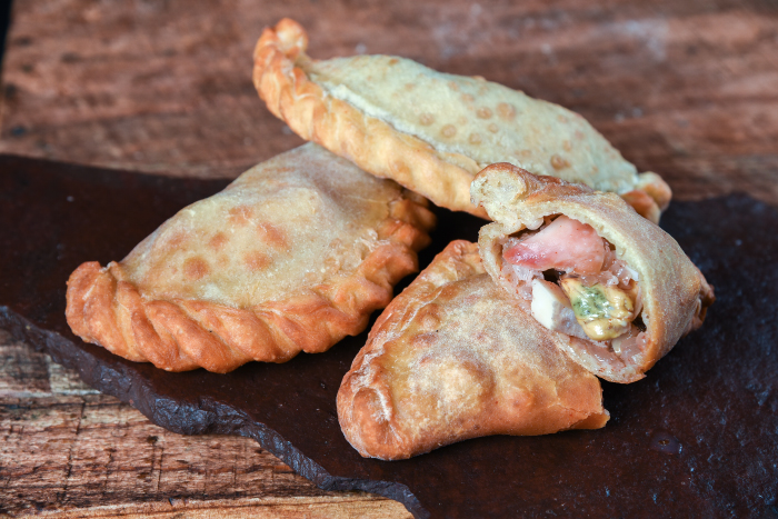 Empanadas fritas de mariscos