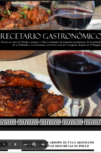 recetario gastronómico