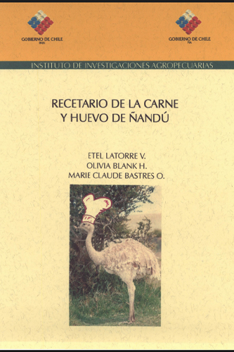 recetario de la carne y huevo de ñandú