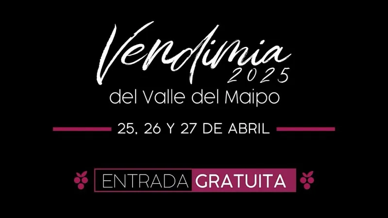 Fiesta de la Vendimia Valle del Maipo 2025: Vino y gastronomía en Santiago