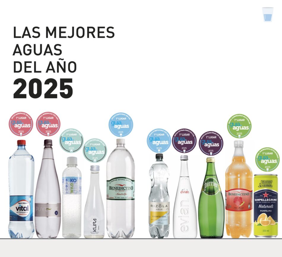 Guía de Aguas 2025 celebra su 10° edición premiando las mejores aguas de la década