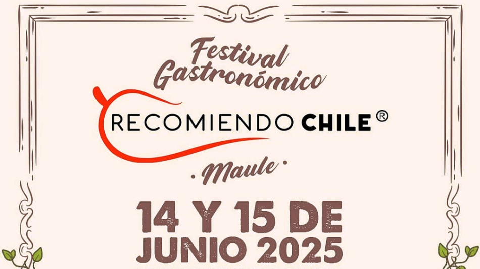 La feria gastronómica Recomiendo Chile llega a Talca con entrada gratuita y grandes sorpresas
