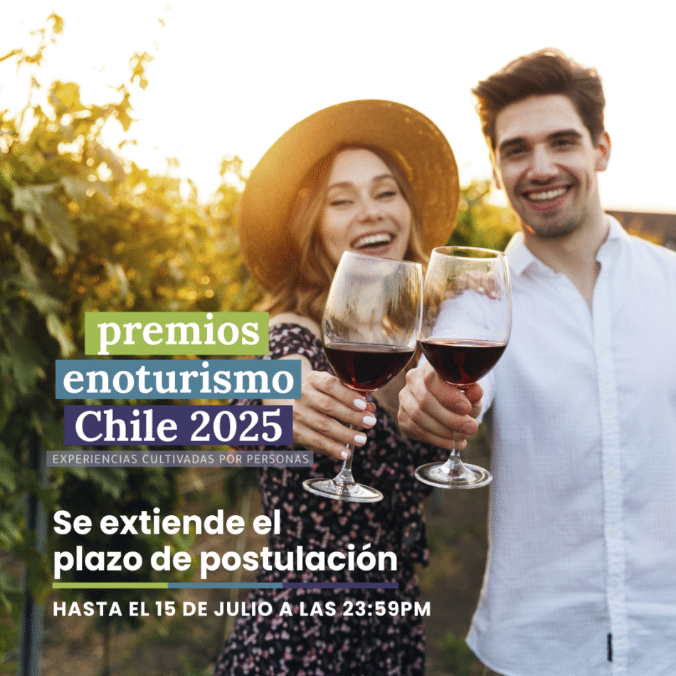 Premios Enoturismo Chile 2025 extienden plazo de postulación hasta el 15 de julio
