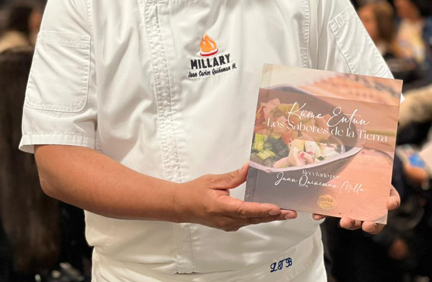 Lanzamiento del recetario Küme Entun, sabores de la tierra del chef Juan Quiñeman