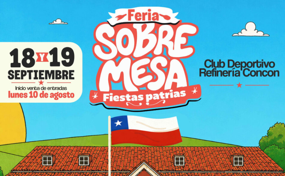 Feria Sobremesa 2026 en Concón: gastronomía, música y tradiciones para celebrar Fiestas Patrias